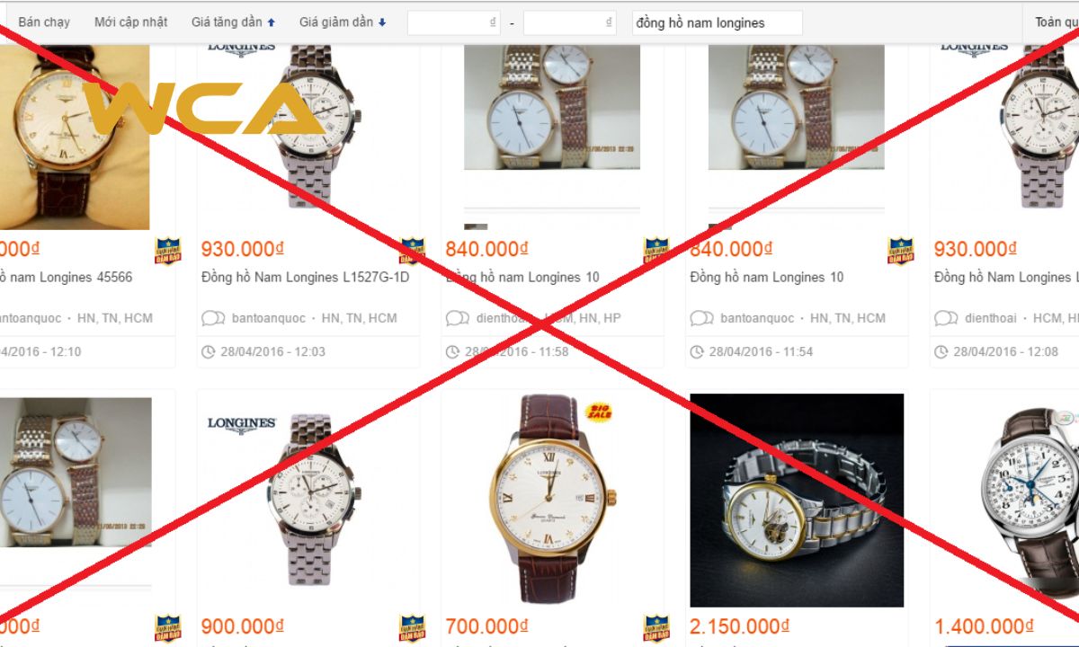 Cảnh báo: Các chiêu trò bán đồng hồ giả trên thị trường 2 Đồng hồ giả được rao bán online thường sử dụng hình ảnh thật và thông tin thiếu minh bạch
