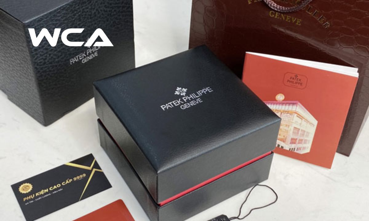 Bật mí cách phân biệt đồng hồ Patek Philippe thật giả đơn giản, chính xác 8 Hộp đựng và giấy tờ đi kèm đồng hồ Patek Philippe chính hãng