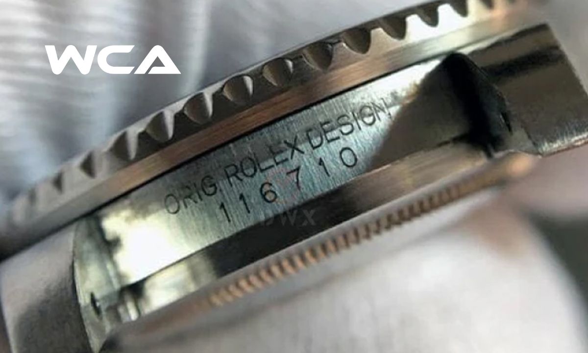 Cách nhận biết đồng hồ Rolex thật và giả nhanh và chính xác 6 Mã serial cùng các ký hiệu trên vỏ Rolex chính hãng được khắc sắc nét, đều và đúng vị trí
